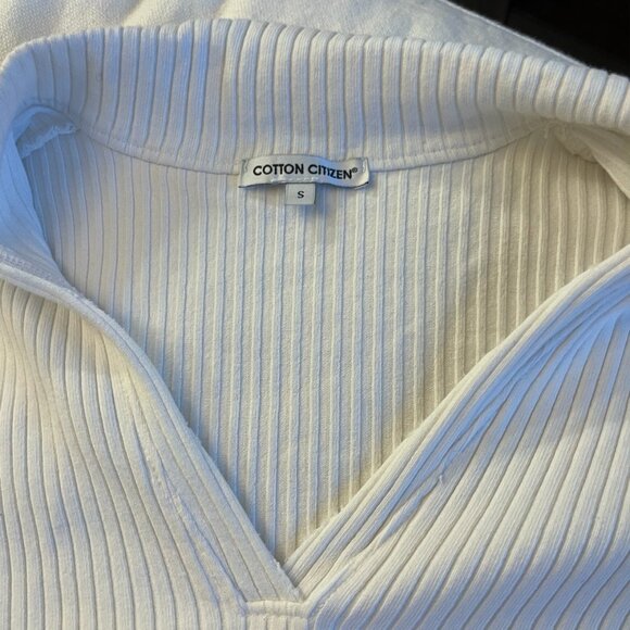 COTTON CITIZEN The Ibiza Polo cropped top - Picture 2 of 4